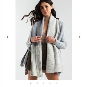 Draped Front Cardigan